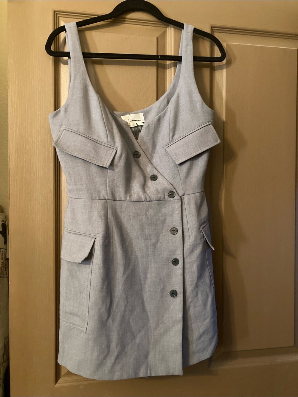 by ANTHROPOLOGIE Faux Wrap Utility Skort Romper NWT